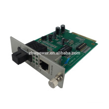 Kundenspezifische HTB-3100 850nm-1550nm 2 Port Media Converter, 10 / 100M Ethernet Dual Fiber Media Converter mit Netzverbindung